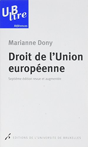 Stock image for Droit de l'union europenne for sale by medimops