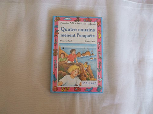 Beispielbild fr Quatre cousins mnent l'enqute zum Verkauf von Librairie Th  la page