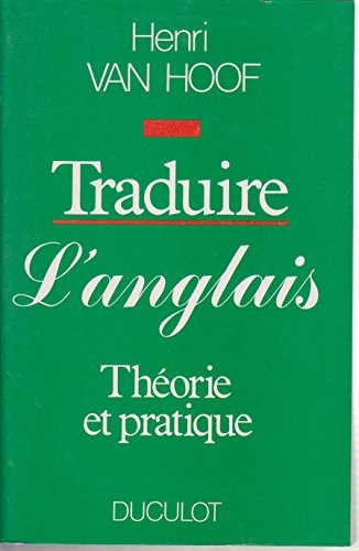 Imagen de archivo de Traduire l'Anglais a la venta por medimops