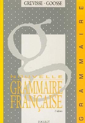 9782801108192: Nouvelle Grammaire Francaise