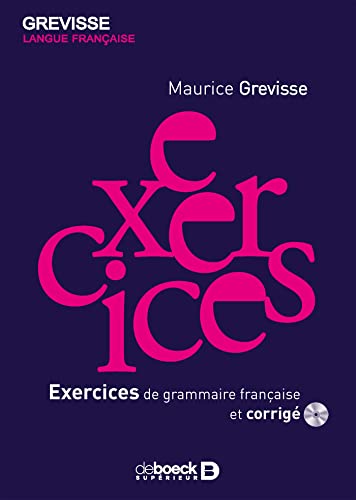 9782801116159: Exercices de grammaire franaise et corrigs: Exercices De Grammaire Francaise