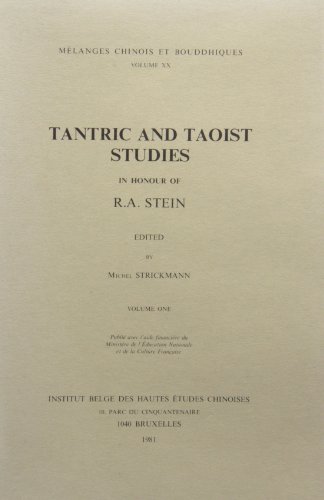 Stock image for Tantric and Taoist Studies in Honour of R.A. Stein, Volume II for sale by Canal Bookyard