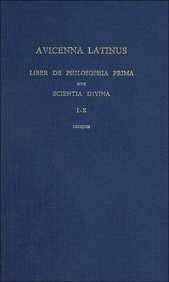 Beispielbild fr Avicenna Latinus Liber De Philosophia Prima Sive Scientia Divina I-X Lexiques zum Verkauf von Michener & Rutledge Booksellers, Inc.