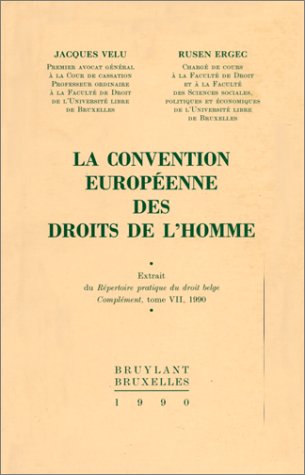 Stock image for Convention europenne des droits de l'Homme for sale by medimops