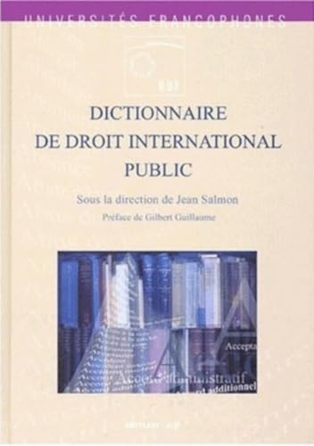 Dictionnaire droit international public (9782802715207) by Salmon, Jean