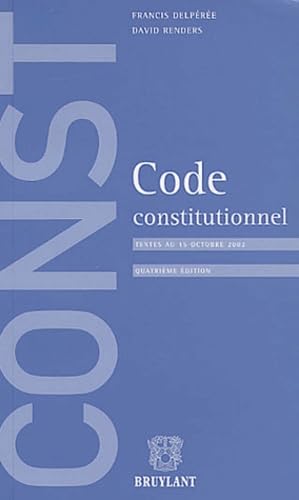 Imagen de archivo de Code constitutionnel a la venta por Ammareal