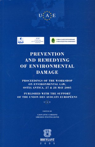 9782802721314: Prevention and Remedying of Environmental Damage