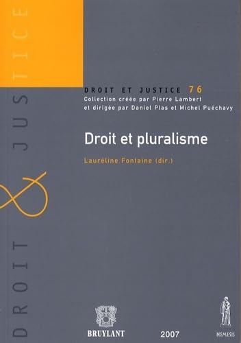 Stock image for Droit et pluralisme for sale by Revaluation Books