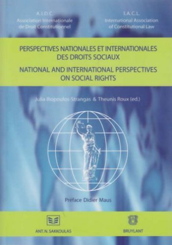 Stock image for Perspectives nationales et internationales des droits sociaux for sale by Revaluation Books