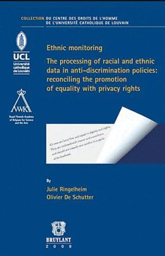 Imagen de archivo de Ethnic Monitoring a la venta por Buchpark