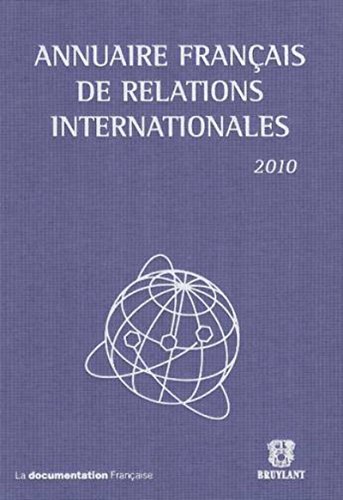 9782802729471: Annuaire franais de relations internationales: Volume 11