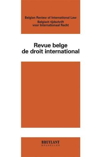 Stock image for REVUE BELGE DE DROIT INTERNATIONAL 2012 for sale by Basi6 International