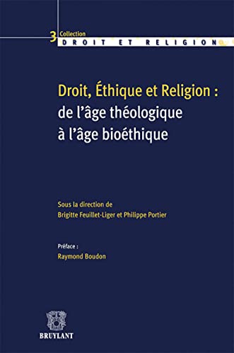 Beispielbild fr Droit, thique et religion zum Verkauf von GF Books, Inc.