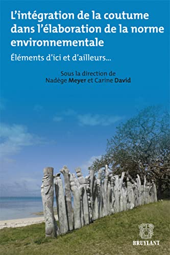 9782802736462: L'intgration de la coutume dans l'laboration de la norme environnementale: lments d'ici et d'ailleurs: Elments d'ici et d'ailleurs...