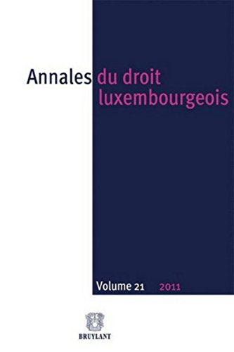 Beispielbild fr Annales du droit luxembourgeois : Volume 21 - 2011 Collectif zum Verkauf von BIBLIO-NET