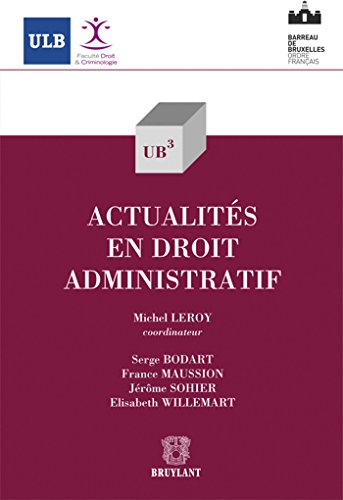 Stock image for Actualits en droit administratif for sale by Ammareal