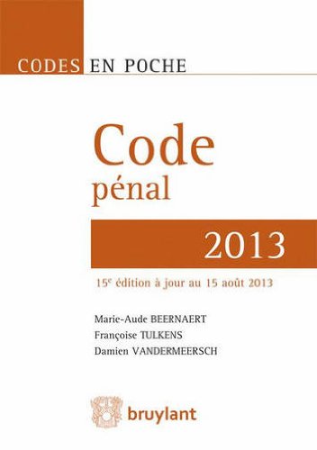 Stock image for Code Pnal 2013 for sale by RECYCLIVRE