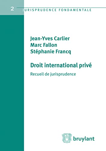 Beispielbild fr Droit international priv: Recueil de jurisprudence zum Verkauf von medimops