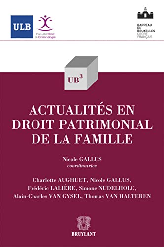 Stock image for Actualits en droit patrimonial de la famille for sale by Buchpark