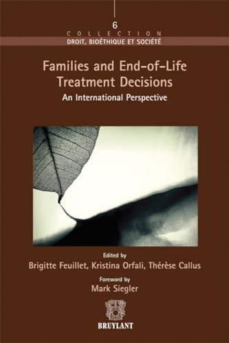 Beispielbild fr FAMILIES END-OF-LIFE TREATMENT DECISIONS zum Verkauf von Buchpark