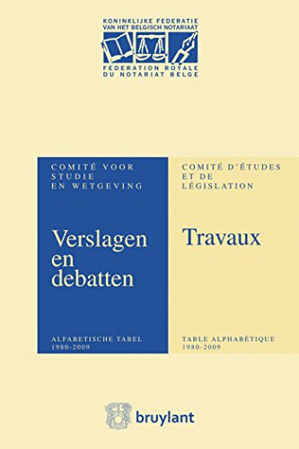 Stock image for Verslagen&Debatten van het Comit voor Studie en Wetgeving: Ouvrage Anniversaire for sale by Le Monde de Kamlia