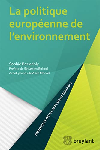 9782802745280: La politique europenne de l'environnement