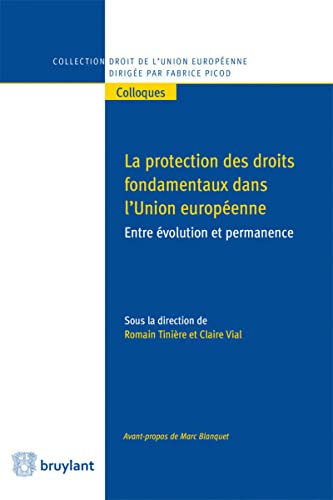 9782802748076: La protection des droits fondamentaux dans l'Union europenne: Entre volution et permanence