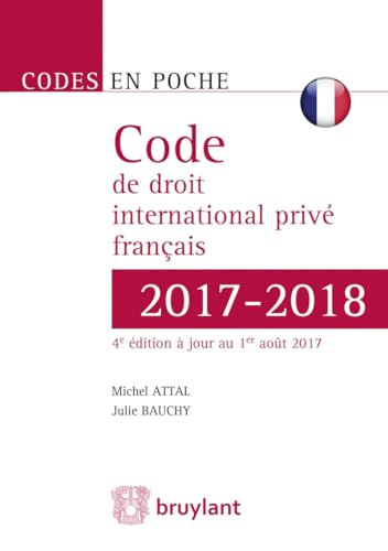 Stock image for Code de droit international priv franais 2017-2018 for sale by medimops