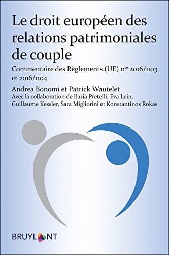 9782802762942: Le droit europen des relations patrimoniales de couple