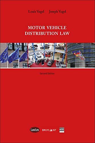 Beispielbild fr Motor vehicle distribution Law zum Verkauf von Gallix