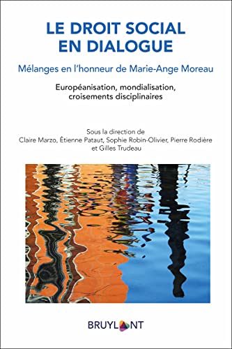 Beispielbild fr Le droit social en dialogue - Mlanges en l'honneur de Marie-Ange Moreau zum Verkauf von medimops
