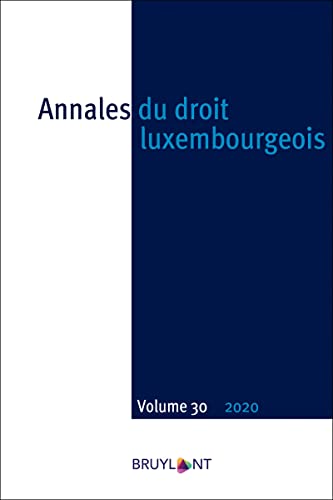 Beispielbild fr Annales du droit luxembourgeois. Volume 30 - 2020 zum Verkauf von Buchpark