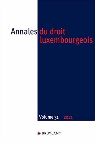 Stock image for Annales du droit luxembourgeois 2021 - Volume 31 for sale by Gallix
