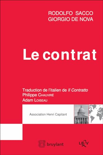 Stock image for Le contrat - Extrait du Trait de droit civil italien for sale by Gallix