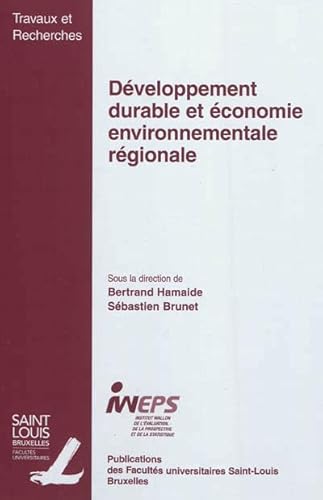 Beispielbild fr Dveloppement durable et conomie environnementale rgionale zum Verkauf von Ammareal