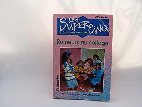 Beispielbild fr Super cinq 1. Rumeurs au collge zum Verkauf von medimops