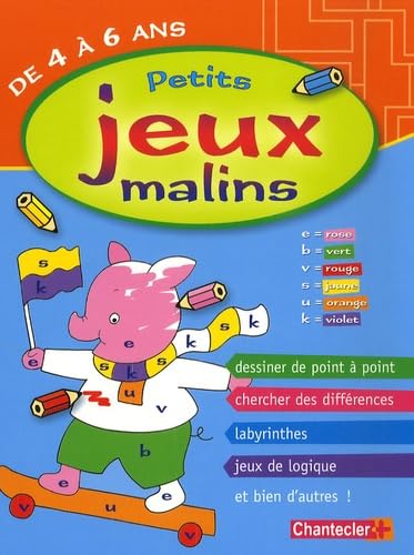 Beispielbild fr Petits jeux malins : De 4  6 ans zum Verkauf von medimops