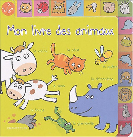 Beispielbild fr Mon livre des animaux zum Verkauf von medimops