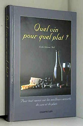 Stock image for Quel vin pour quel plat? for sale by Ammareal
