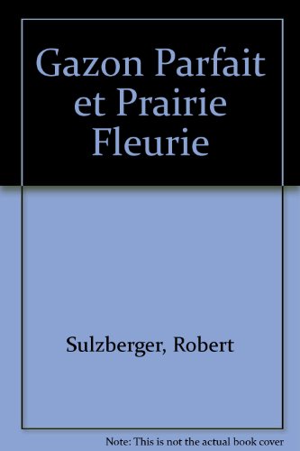 9782803445653: Gazon Parfait et Prairie Fleurie