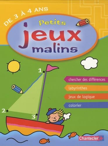 Stock image for Petits jeux malins de 3  4 ans for sale by Ammareal