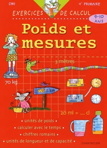 Stock image for Poids et mesures CM1 9-10 ans for sale by medimops