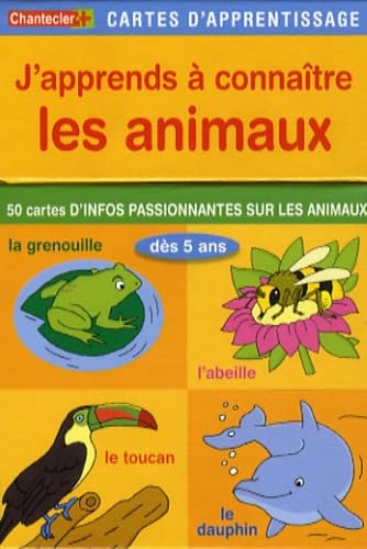 9782803451326: J'apprends  connatre les animaux ds 5 ans: Cartes d'apprentissage