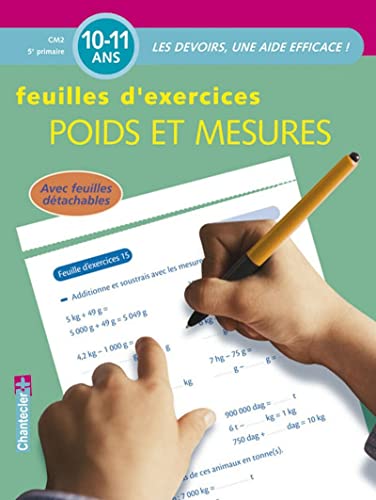 Stock image for Poids et mesures CM2 10-11 ans : Feuilles d'exercices for sale by medimops