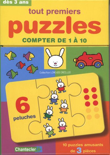 9782803453108: Tout premiers puzzles Longues Oreilles : compter de 1  10