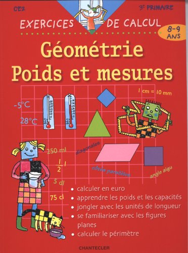 Stock image for G om trie, poids et mesures: 8-9 ans for sale by WorldofBooks