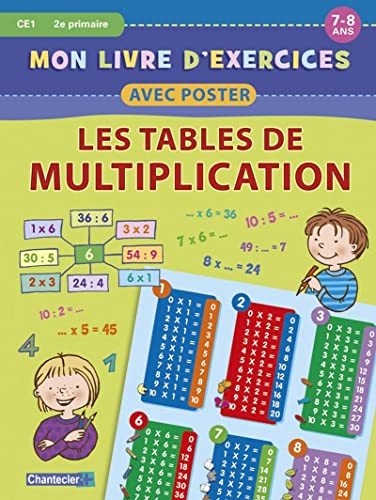 9782803453962: Mon livre d'exercices avec poster: Les tables de multiplication