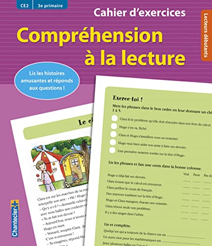 Beispielbild fr Cahier d'exercices Compr hension  la lecture (CE2 3e primaire) (rose): Lis les histoires amusantes et r ponds aux questions ! zum Verkauf von WorldofBooks