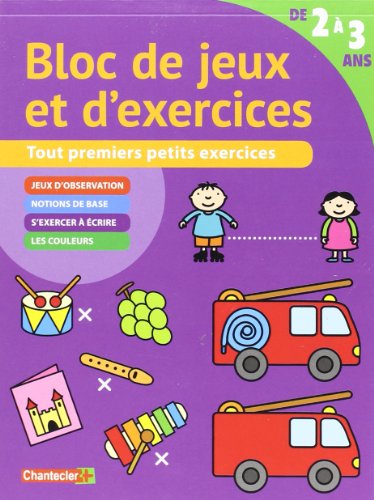 Beispielbild fr Bloc de Jeux et d'Exercices - Premiers Exercices (2-3 a.) zum Verkauf von medimops