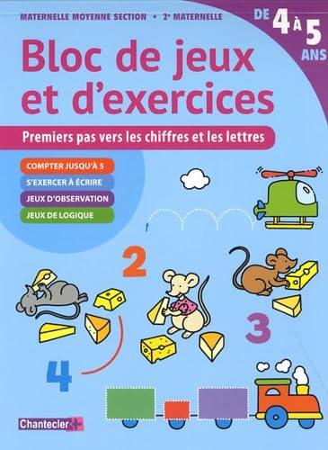 9782803456437: Premiers pas vers les chiffres et les lettres: De 4  5 ans